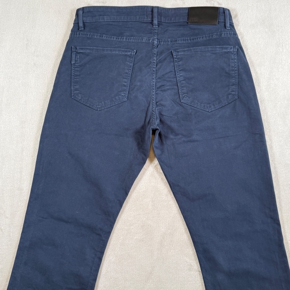 Paige Jeans Mens Size 31 Navy Federal Slim Straight - Picture 11 of 16